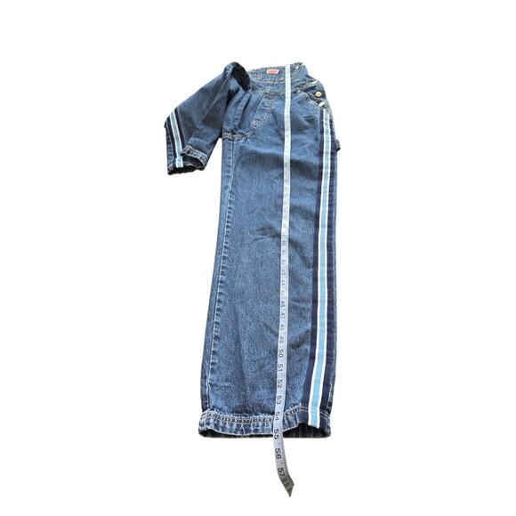 Revolt Clothing Co. Y2K Denim Overalls Women's Casual Rugged Straight Leg Small - Picture 15 of 15